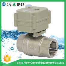 Dn25 1 Inch Nickel Plated Brass Electric Motor Ball Valve